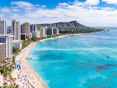 Waikiki Beach in Honolulu